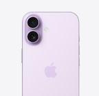 iPhone 17, vedere spate, culoare Lavandă, sistem de camere Dual Fusion în partea stângă sus